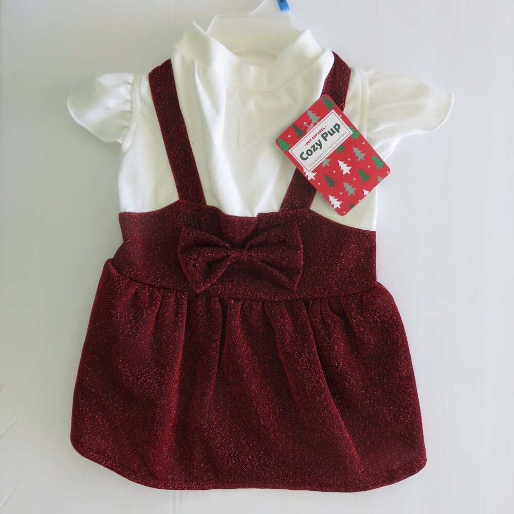 (#120) Pet Apparel Cozy Pup Dog Dress Clothes Size Med